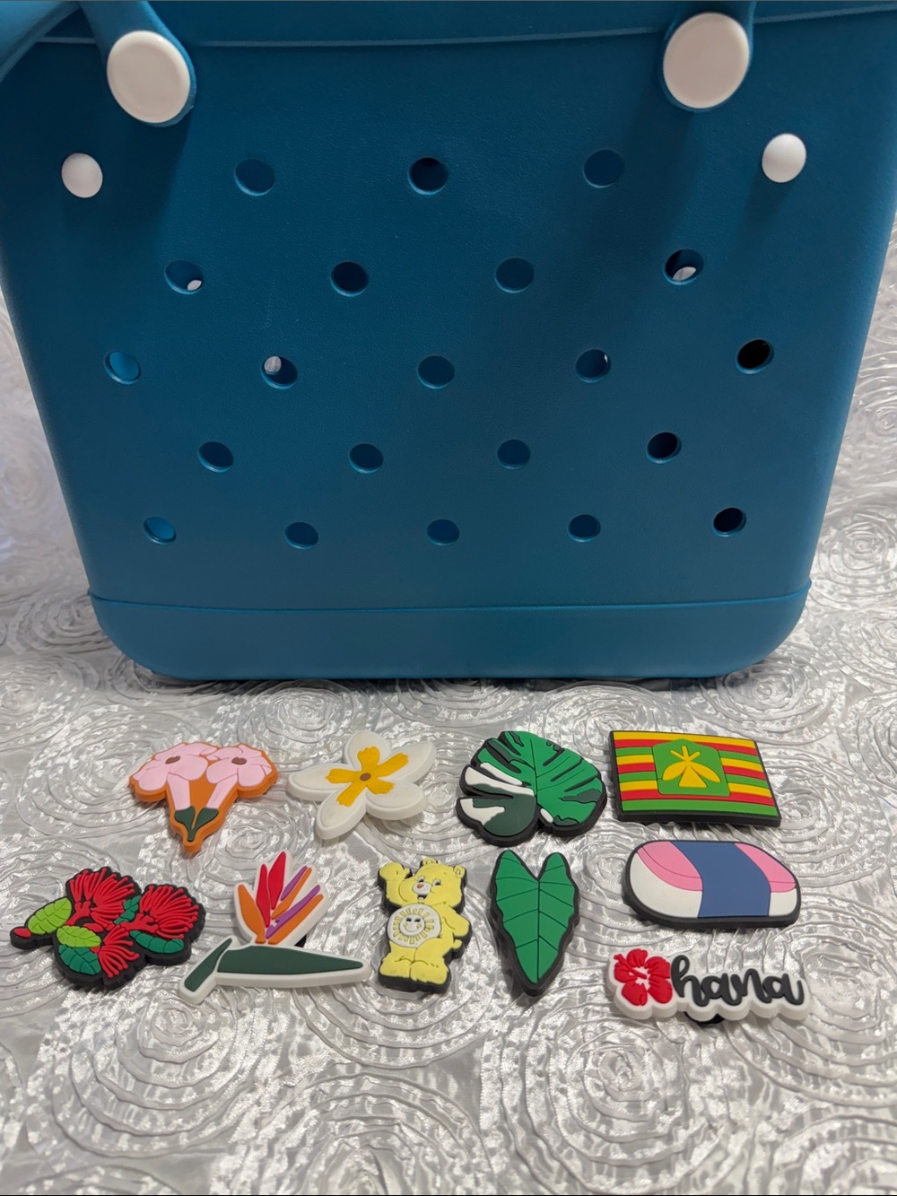 Hawaiian Themed Bag Charms 10 pieces